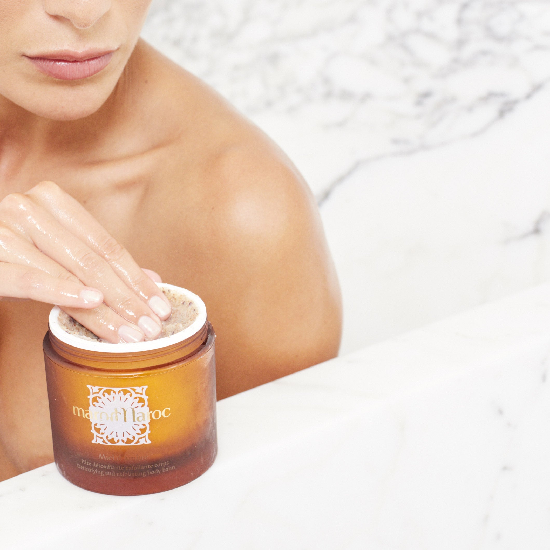 Miel d'Ambre - Pate Soins Corps Exfoliante - marocMaroc